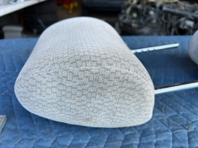 2003-2008 Toyota Corolla Front Right & Left Gray Cloth Seat Headrest OEM #3321EM