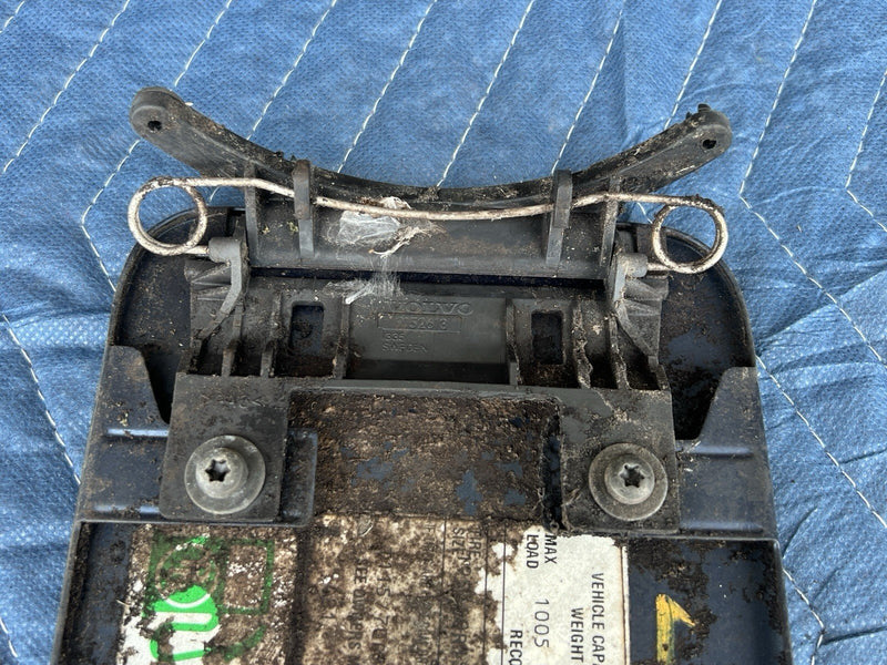 1993-1997 Volvo 850 850R Fuel Gas Door Blue & Hinge OEM #4443E