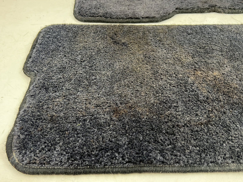 1975-1980 Volvo 244 240 Dark Blue Floor Mat Set of 3 Carpet OEM #5394EM