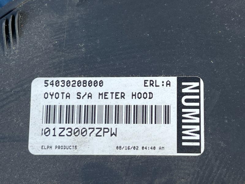 2003-2008 Toyota Corolla Gauge Cluster Speedometer Trim Surround OEM #3350EM