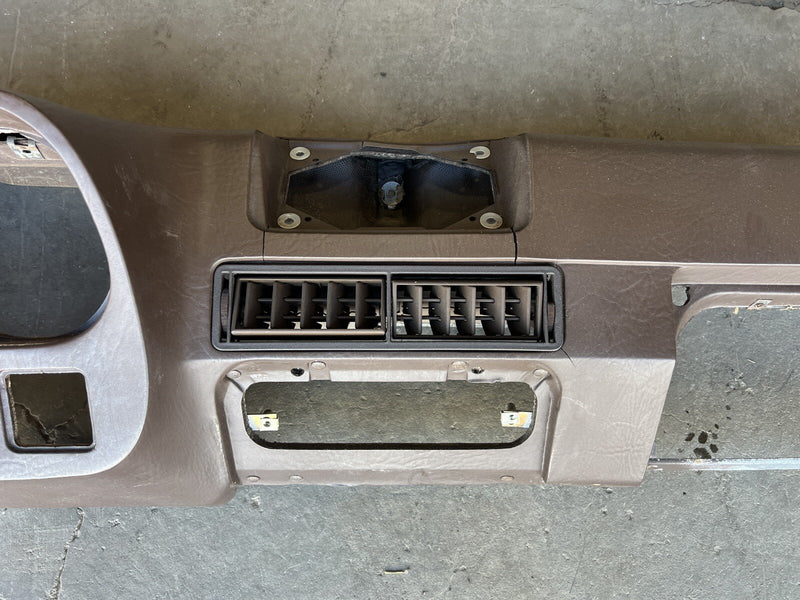 1983-1985 Porsche 944 Front Dashboard Dash Assembly Brown Surround OEM #2016EM