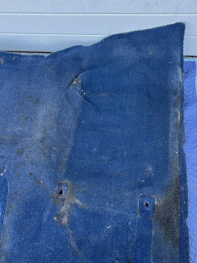 1988-1998 Chevrolet Silverado Ext Cab Blue Molded Carpet Full Set OEM #5496EM