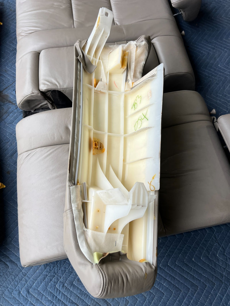 2002-2006 Toyota Camry Complete Rear Seat Assembly Beige Leather OEM #5007EM
