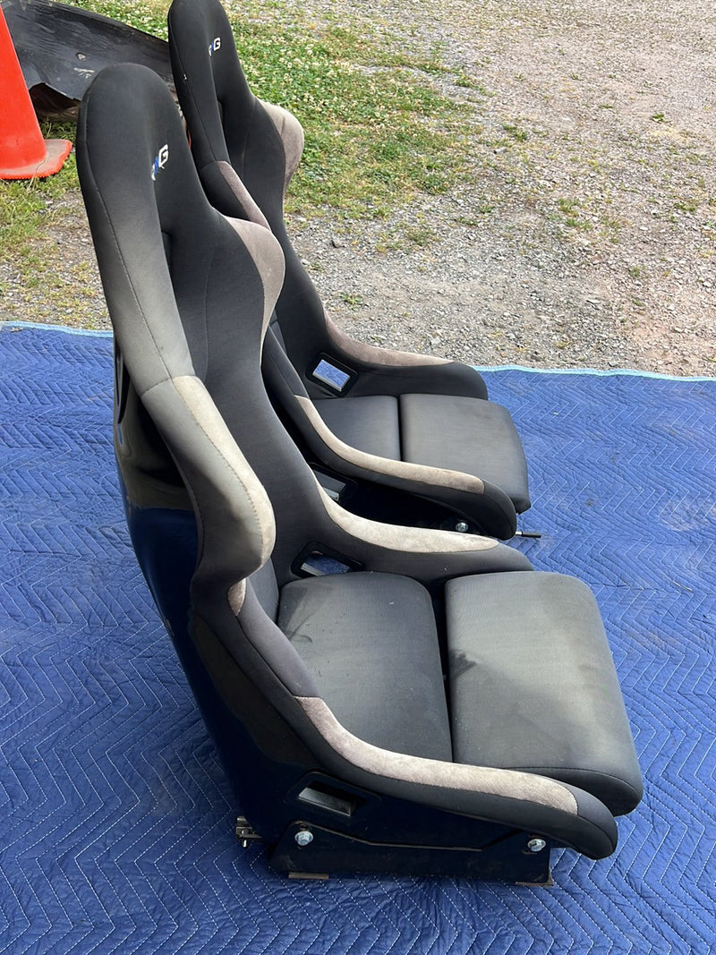 1983-1985 Porsche 944 Front Left Right NRG Racing Bucket Seat Pair OEM #5717EM