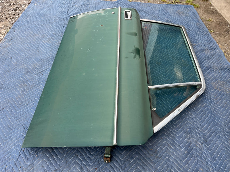 1967-1974 Volvo 140 142 Coupe Front Passenger Right Door Panel Green OEM #4856EM
