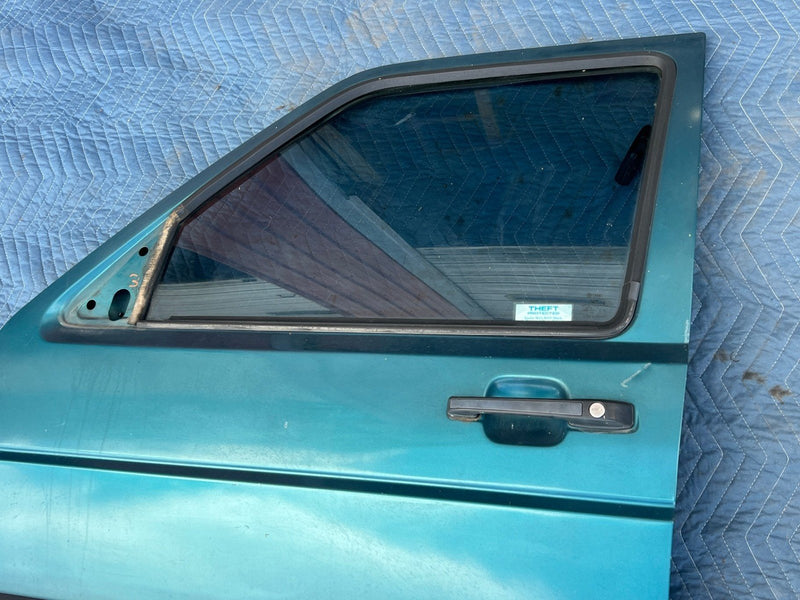 1985-1992 Volkswagen Golf Door Front Left Green OEM