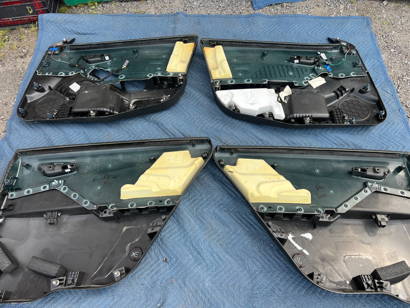 2006-2010 Pontiac G6 Door Card Set of 4 Trim Panel Sedan Black OEM #3DU