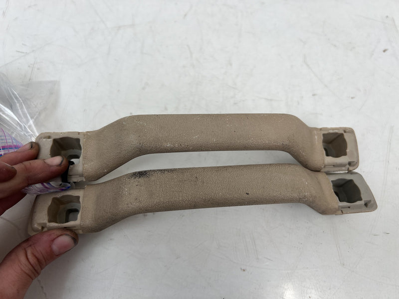 1998-2000 Volvo S70 V70 XC Overhead Grab Handle Set w/ Lights Tan OEM #6855EM