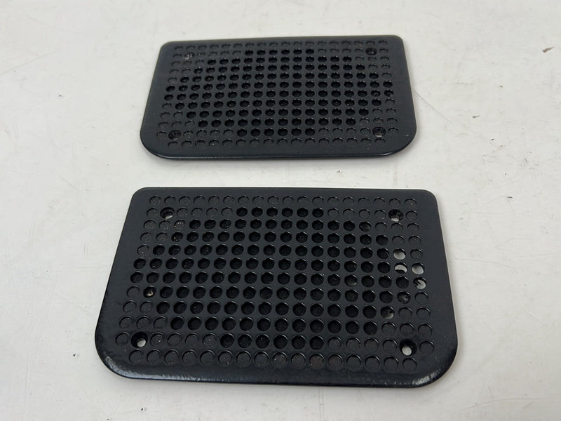 1983-1985 Porsche 944 Door Speaker Trim Grille Cover Pair Black OEM #5562EM