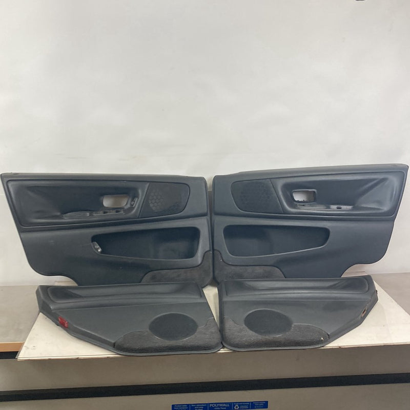 1998-2000 Volvo V70 Door Card Set of 4 Black Wagon 9425690 9425697 OEM #5222M