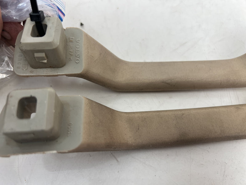 1998-2000 Volvo S70 V70 XC Overhead Grab Handle Set w/ Lights Tan OEM #6855EM