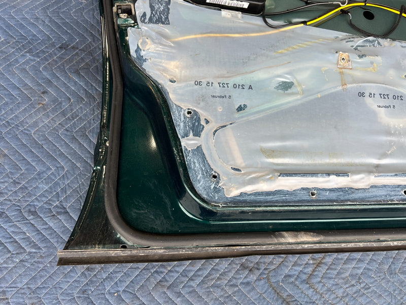 1998-2003 Mercedes W210 E320 Front Driver Left Door Assembly Green OEM #4730EM
