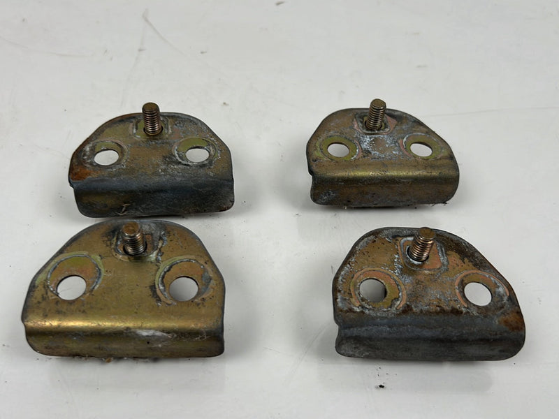 1975-1980 Volvo 244 240 Door Striker Catch Plate Set of 4 OEM #5364EM