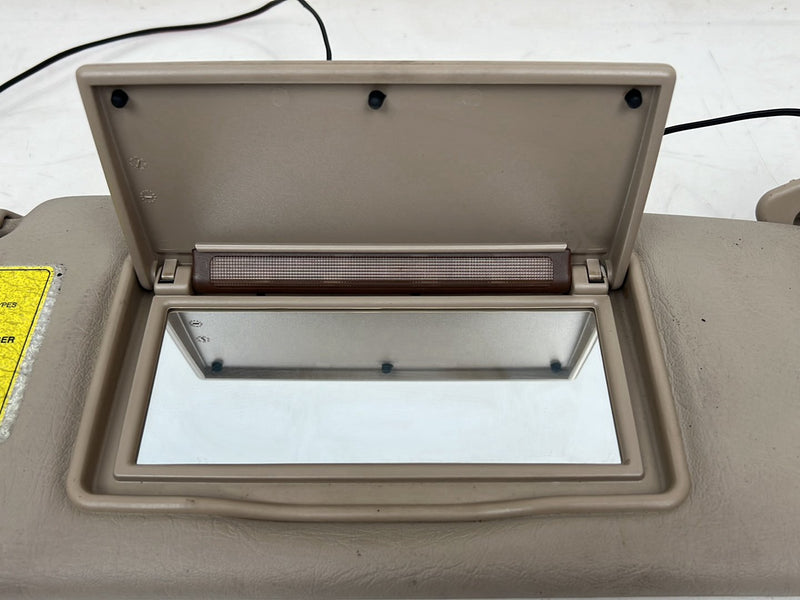 1993-1997 Volvo 850 Passenger Right Sun Visor Shade Beige 9430245 OEM