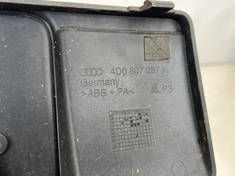 2001-2003 Audi S8 D2 S8 Front Bumper License Plate Bracket Mount Black OEM #6099EM