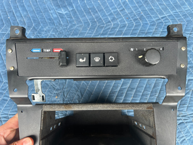1986-1993 Volvo 240 244 245 Center Dash Trim Climate Control Panel OEM #4107EM