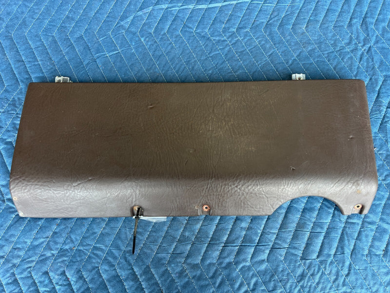 1983-1985 Porsche 944 Brown Right Dash Knee Bolster Kick Panel Trim OEM #2438EM
