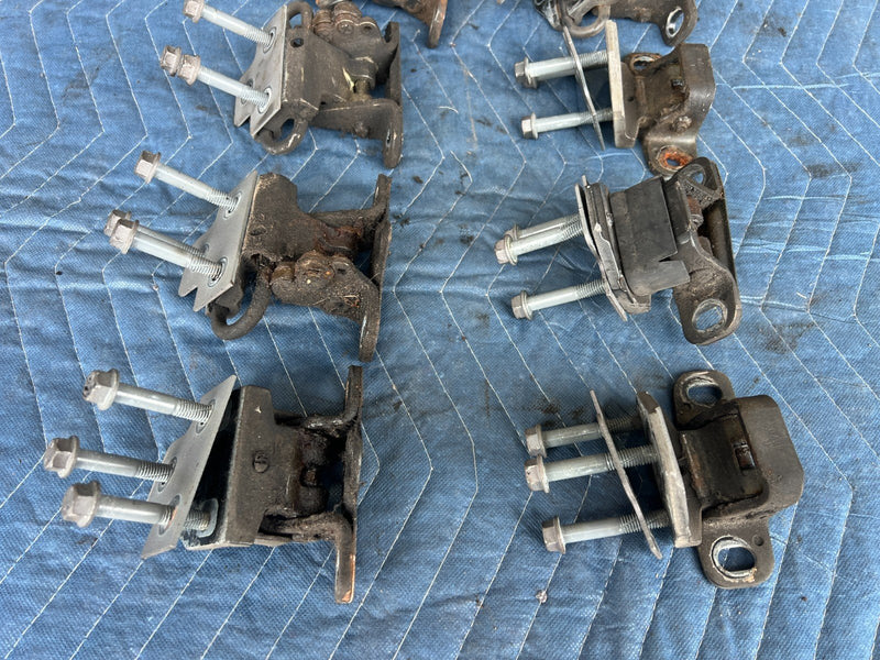 1989-1995 Volvo 740 940 Sedan Door Hinge RH LH Full Set w/ Hardware OEM #3691EM