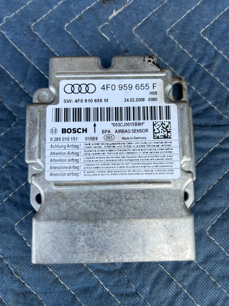 2005-2011 Audi A6 Impact Sensor Control Unit Module 4F0 959 655 F OEM #21ZJ