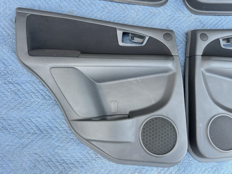 2010-2013 Suzuki SX4 Hatchback Door Card Panel Set of 4 Black Trim OEM #1255CN