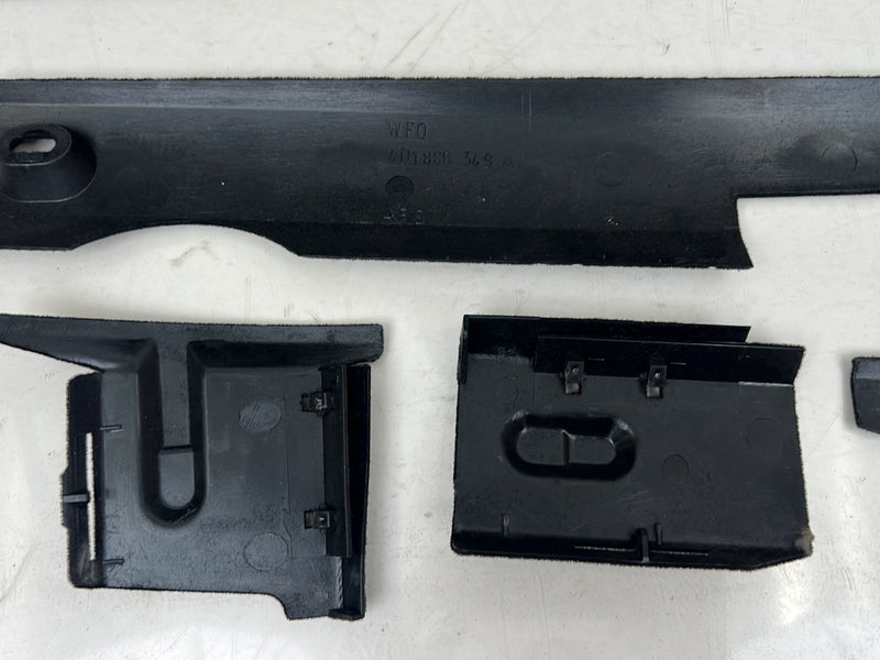 1996-2003 Audi S8 D2 A8 Center Console Storage Trim Assembly Black OEM #6462EM