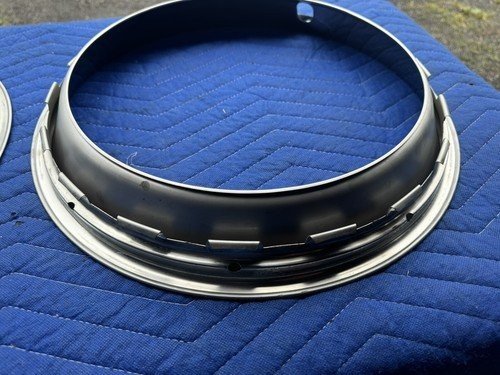 1969 Chevy Camaro Z28 NOS Chrome Trim Ring Set Of 4 9796696 OEM GM #3571E