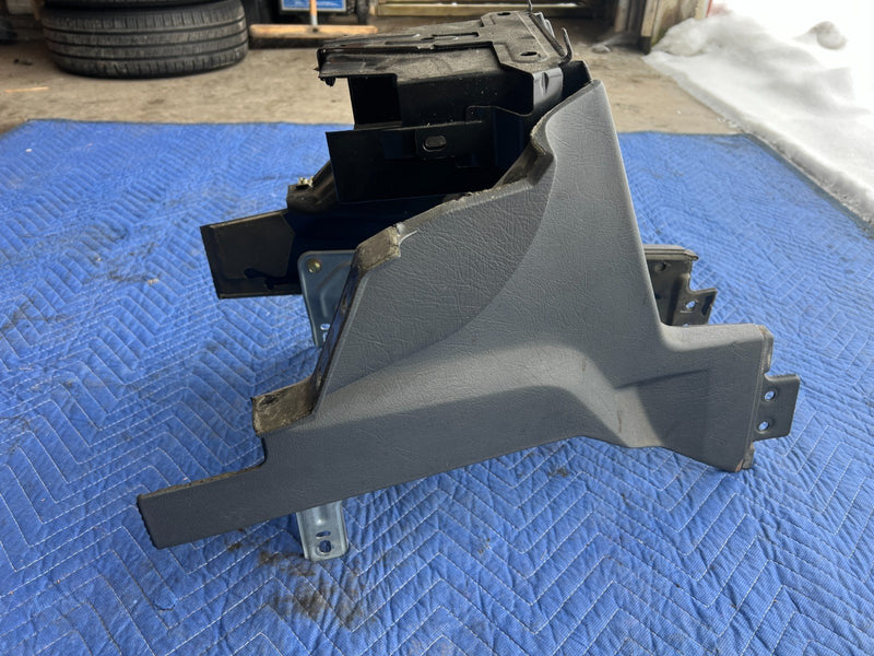 1989-1995 Volvo 740 940 Sedan LH & RH Lower Center Console Trim Gray OEM #3753EM