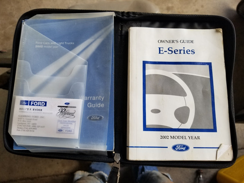 1992-2007 Ford E150 E250 E350 7.3 Diesel Owners Manual Original OEM #889CN