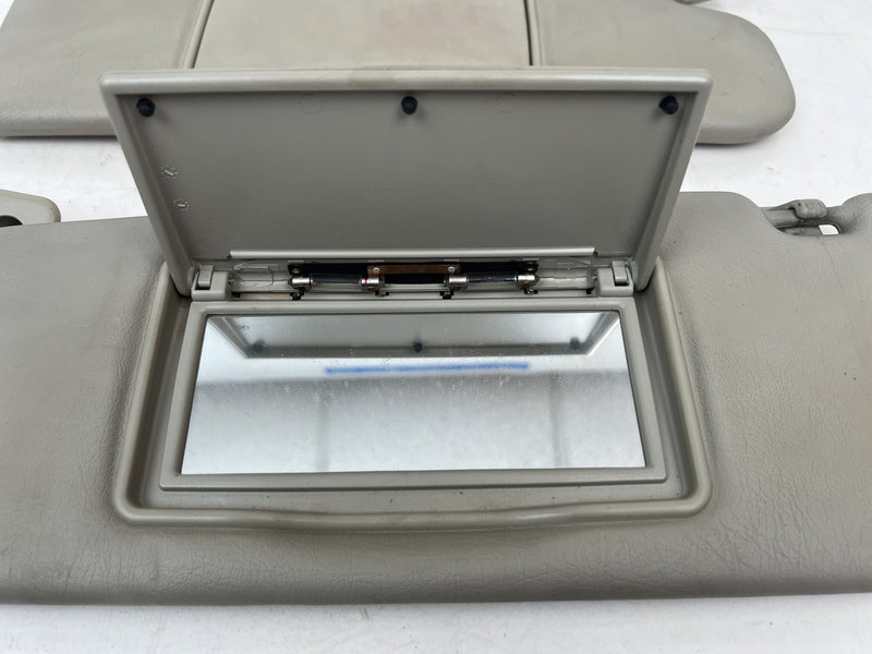 1998-2000 Volvo S70 V70 XC Sun Visor Shade Pair w/ Illumination Tan OEM #6837EM