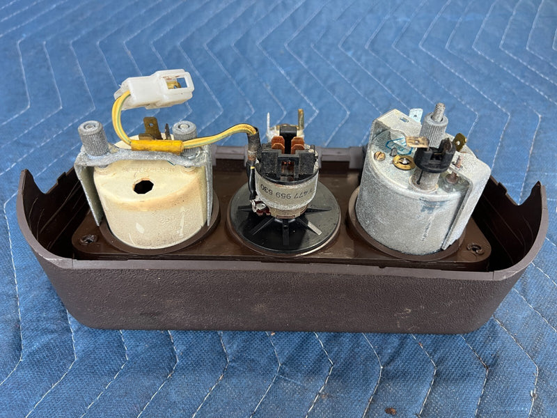 1983-1985 Porsche 944 AC Climate Control Oil Pressure Gauge Panel OEM #2423EM