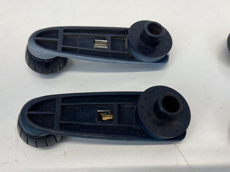 1975-1980 Volvo 244 240 Window Manual Crank Handle Set of 4 Chrome OEM #5265EM