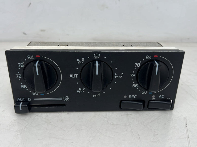 1993-1997 Volvo 850 Dash Heat AC HVAC Climate Control Switch Panel OEM