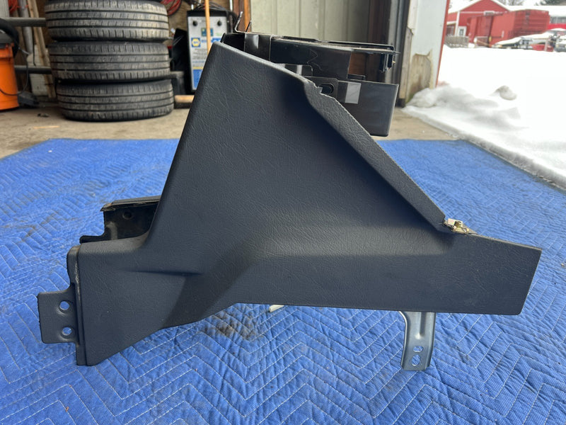 1989-1995 Volvo 740 940 Sedan LH & RH Lower Center Console Trim Gray OEM #3753EM