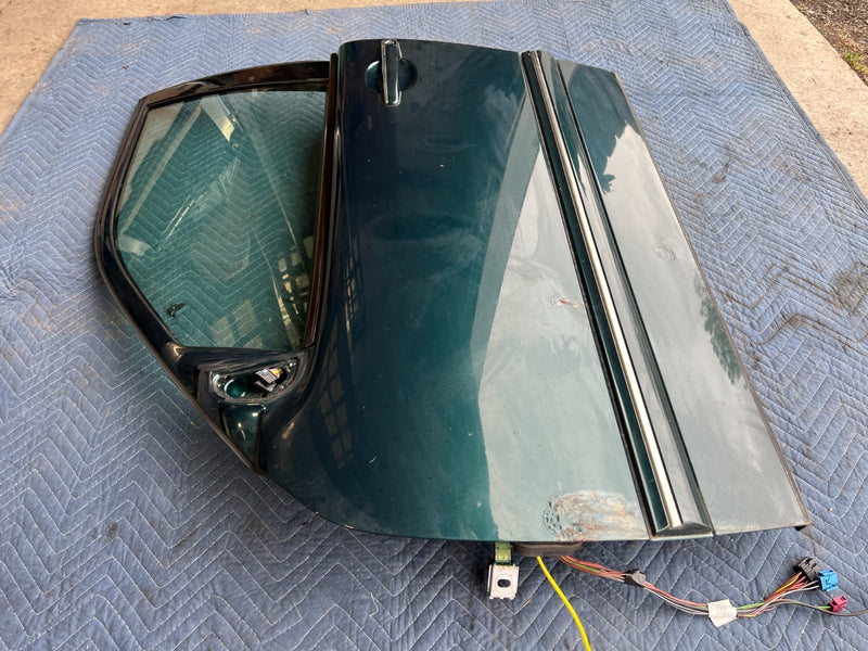 1998-2003 Mercedes W210 E320 Front Driver Left Door Assembly Green OEM #4730EM