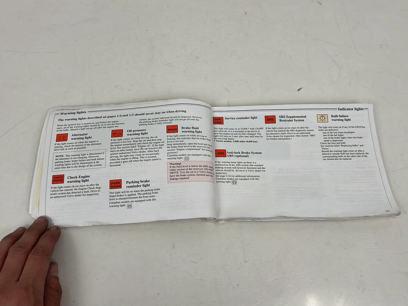 1992 Volvo 740 745 Owners Manual Book User Guide OEM #5835EM