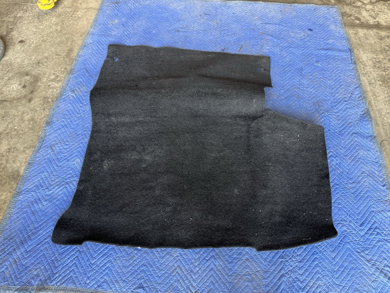 1986-1993 Volvo 240 244 Sedan Rear Trunk Carpet Liner Black Floor OEM #4856E