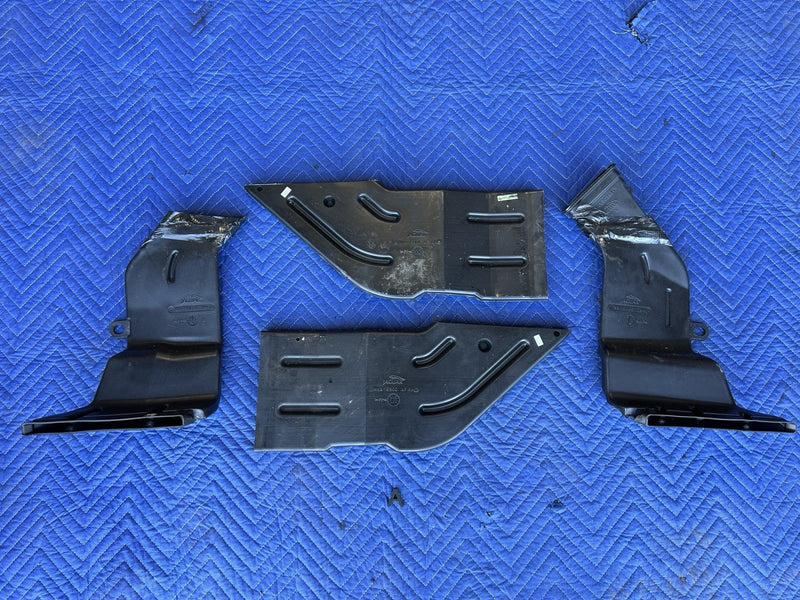 1998-2003 Jaguar XJR XJ8 X308 Front To Rear Seat HVAC Duct Pipe Set OEM #4654E