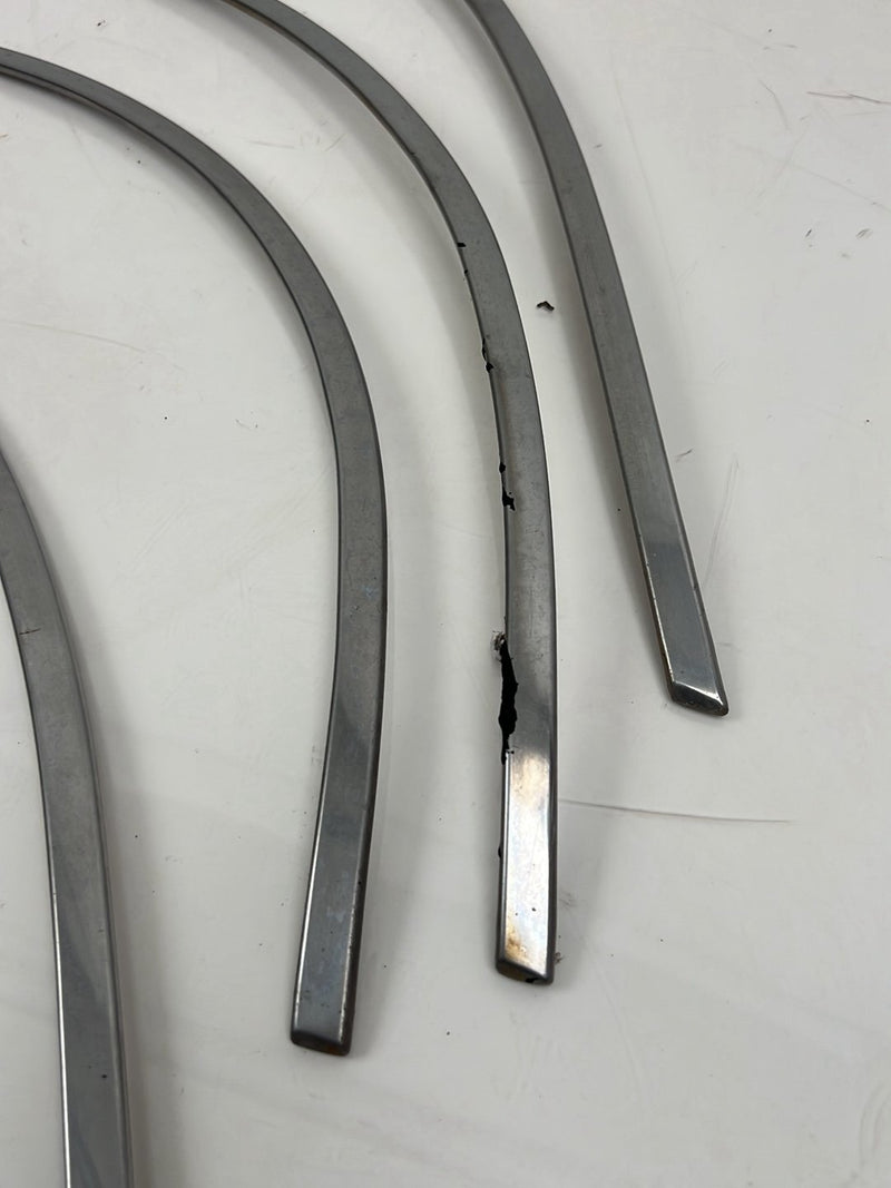 1975-1980 Volvo 244 240 Sedan Wheel Well Arch Trim Chrome Set OEM #5353EM