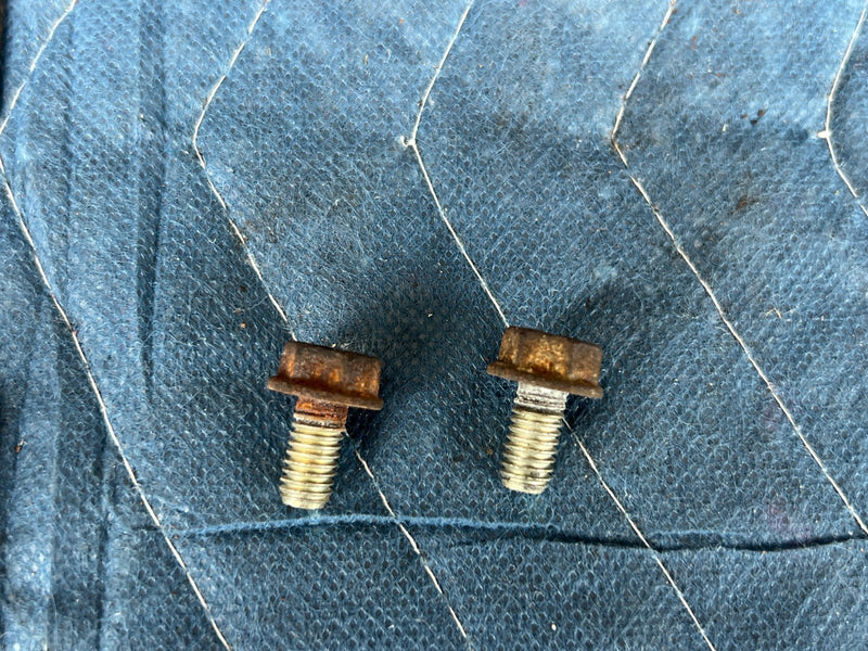 1989-1995 Volvo 740 940 Sedan Front Upper Radiator Mount Pair OEM #3790EM
