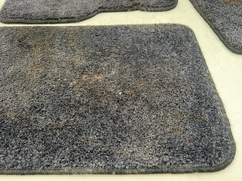 1975-1980 Volvo 244 240 Dark Blue Floor Mat Set of 3 Carpet OEM #5394EM