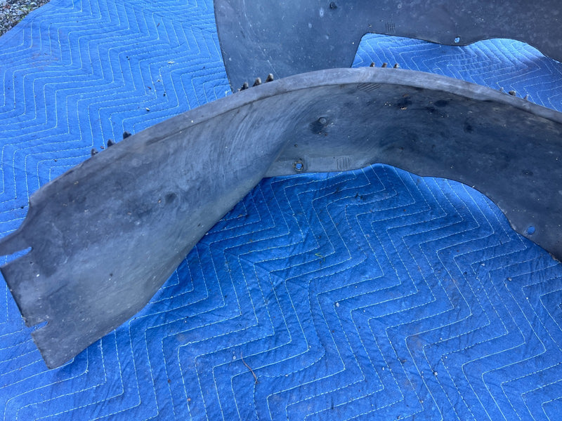 1986-1993 Volvo 240 244 Front Right & Left Wheel Well Liner Pair OEM #4312EM