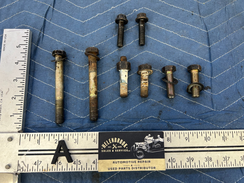 1992-1995 Volvo 940 740 2.3L Bell Housing Bolt Set AW70 AW71 OEM #3183EM