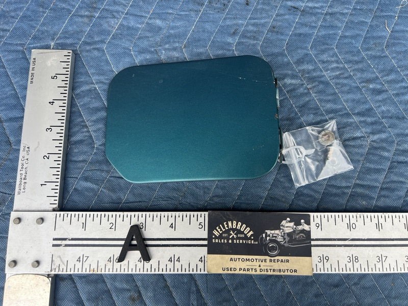 1985-1992 VW Golf MK2 Hatchback Fuel Gas Door Lid Green OEM #5016E