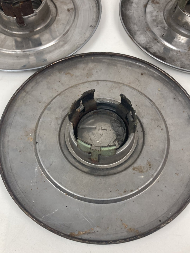 1975-1980 Volvo 244 Wheel Cover Hub Cap set of 5 Chrome Center OEM #4280M