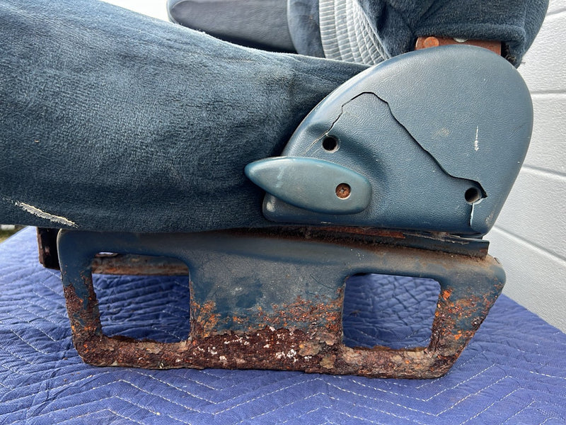 1988-1994 Chevrolet Silverado GMC Front Seat Two-Tone Blue Cloth Pair OE #5508EM