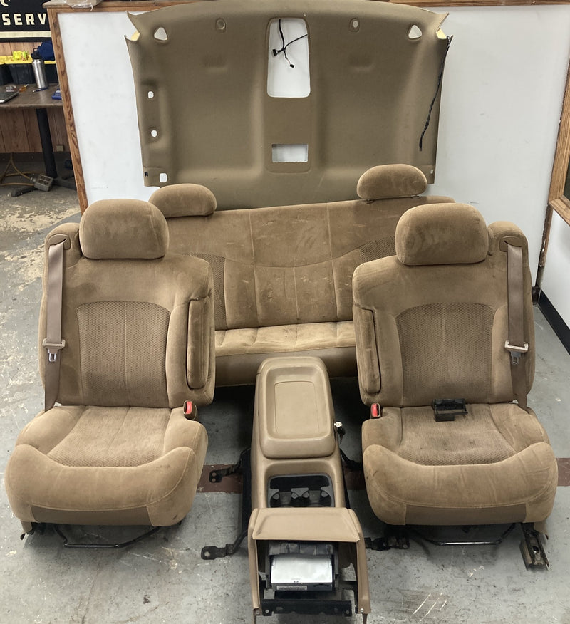 1999-2006 Chevy Silverado GMT800 Complete Oak Peanut Butter Interior Set #3515M