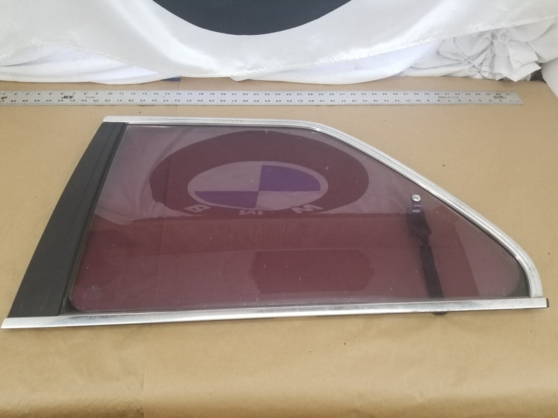 1984-93 BMW E30 318i 325i Rear Driver Left Window w/ Glass 2 Door OEM #496CN