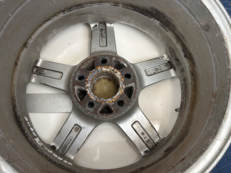 1998-2003 BMW 323i Z3 E36 8.5x17 5-Spoke Aluminum Wheel Set of 4 OEM #6116EM