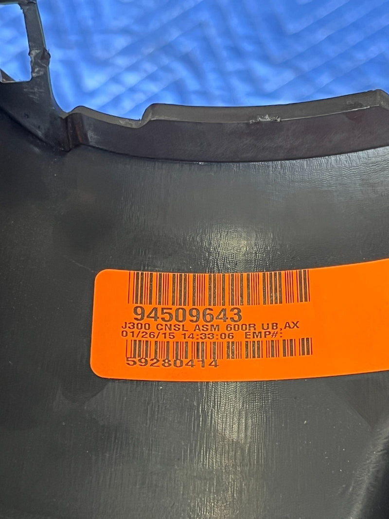 2012-2015 Chevy Cruze Center Console Cup Holder Trim 94509643 Black OEM #2243CN