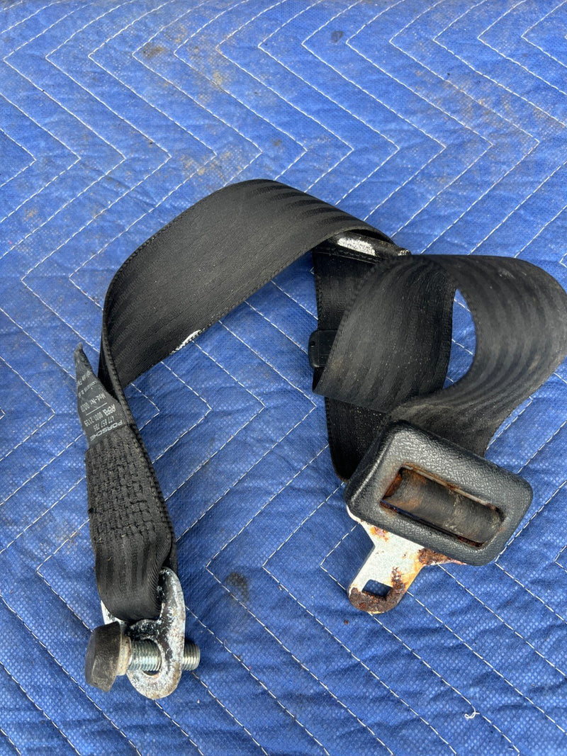 1983-1985 Porsche 944 Rear Set Right Left Seat Belt Retractor Buckle OEM #1896EM